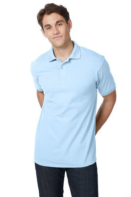 Hanes 054 - Adult 50/50 EcoSmart® Jersey Knit Polo