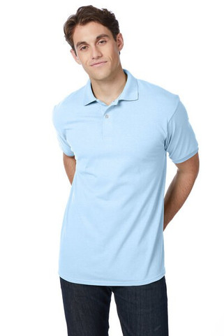 Hanes 054 - Adult 50/50 EcoSmart® Jersey Knit Polo