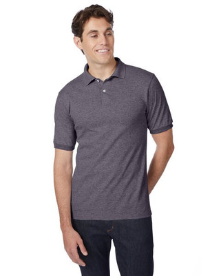 Hanes 054 - Adult 50/50 EcoSmart® Jersey Knit Polo