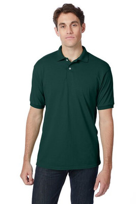 Hanes 054 - Adult 50/50 EcoSmart® Jersey Knit Polo