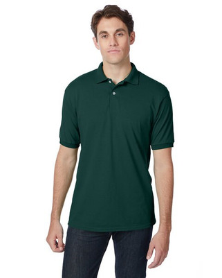 Hanes 054 - Adult 50/50 EcoSmart® Jersey Knit Polo