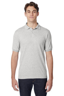 Hanes 054 - Adult 50/50 EcoSmart® Jersey Knit Polo