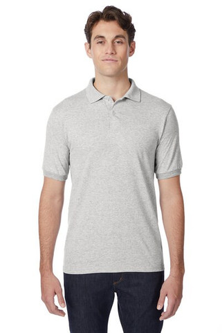 Hanes 054 - Adult 50/50 EcoSmart® Jersey Knit Polo