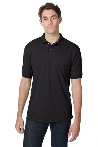 Hanes 054 - Adult 50/50 EcoSmart® Jersey Knit Polo