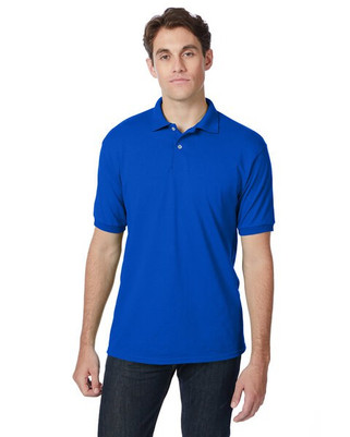 Hanes 054 - Adult 50/50 EcoSmart® Jersey Knit Polo