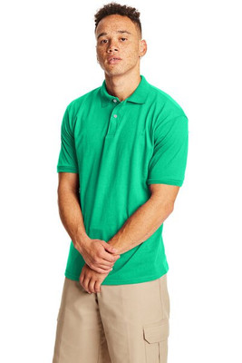Hanes 054 - Adult 50/50 EcoSmart® Jersey Knit Polo