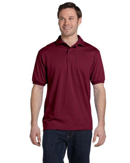 Hanes 054 - Adult 50/50 EcoSmart® Jersey Knit Polo