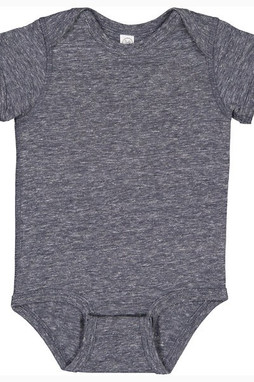 Rabbit Skins 4491 - Infant Harborside Melange Jersey Bodysuit
