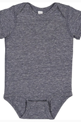 Rabbit Skins 4491 - Infant Harborside Melange Jersey Bodysuit