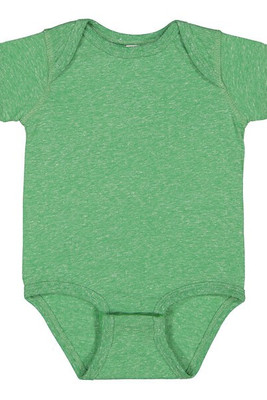 Rabbit Skins 4491 - Infant Harborside Melange Jersey Bodysuit