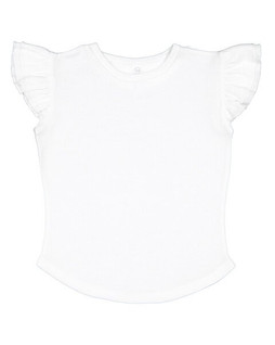 Rabbit Skins 3339 - Toddler Flutter Sleeve T-Shirt