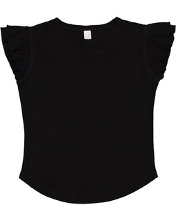 Rabbit Skins 3339 - Toddler Flutter Sleeve T-Shirt