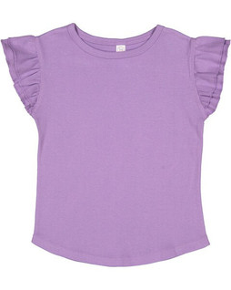Rabbit Skins 3339 - Toddler Flutter Sleeve T-Shirt
