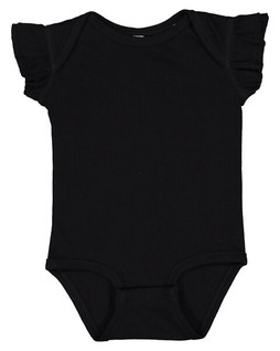 Rabbit Skins 4439 - Infant Flutter Sleeve Bodysuit