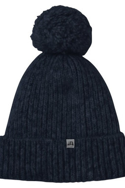 J. America 5009JA - Interchangeable Pom Knit Hat with Snap-On Feature