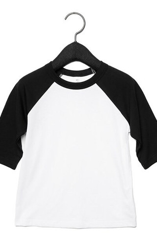 Bella+Canvas 3200T - Toddler 3/4-Sleeve Baseball T-Shirt