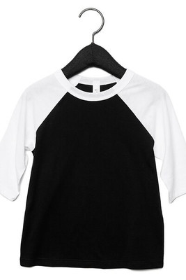 Bella+Canvas 3200T - Toddler 3/4-Sleeve Baseball T-Shirt