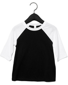 Bella+Canvas 3200T - Toddler 3/4-Sleeve Baseball T-Shirt