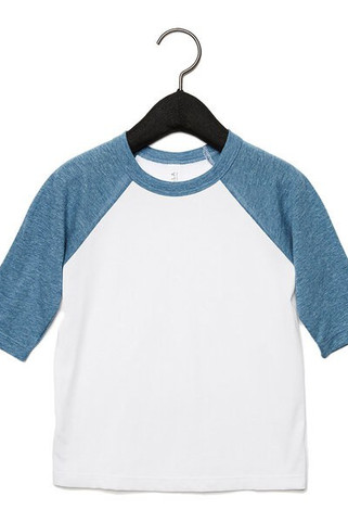 Bella+Canvas 3200T - Toddler 3/4-Sleeve Baseball T-Shirt
