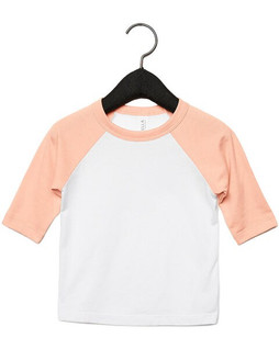 Bella+Canvas 3200T - Toddler 3/4-Sleeve Baseball T-Shirt