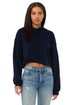 Bella+Canvas B7502 - Ladies Cropped Fleece Hoodie