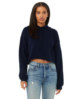 Bella+Canvas B7502 - Chandail à capuche court en polaire pour femme