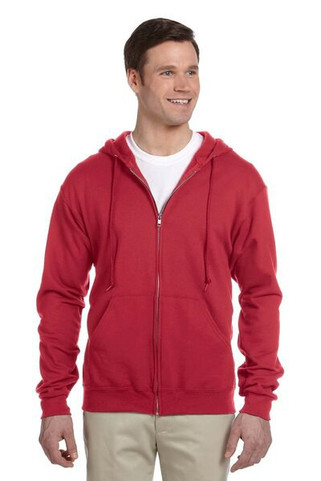Jerzees 993 - Adult 8 oz. NuBlend® Fleece Full-Zip Hooded Sweatshirt
