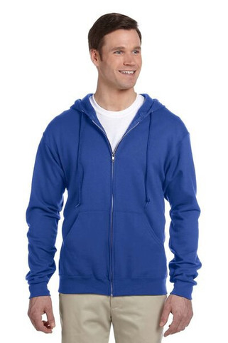 Jerzees 993 - Adult 8 oz. NuBlend® Fleece Full-Zip Hooded Sweatshirt