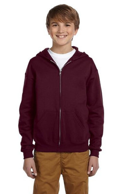 Jerzees 993B - Youth 8 oz. NuBlend® Fleece Full-Zip Hooded Sweatshirt