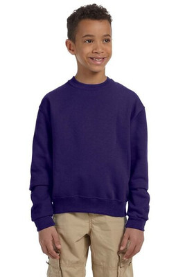Jerzees 562B - Youth 8 oz., 50/50 NuBlend® Fleece Crew
