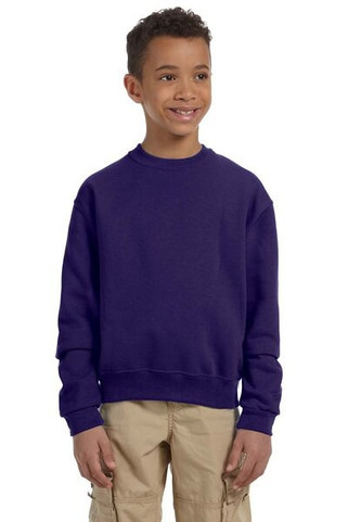 Jerzees 562B - Youth 8 oz., 50/50 NuBlend® Fleece Crew