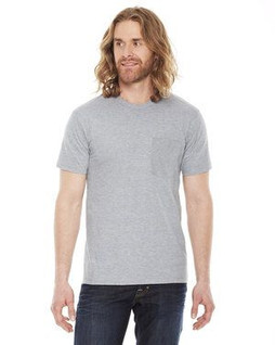 American Apparel 2406W - Unisex Fine Jersey Pocket Short-Sleeve T-Shirt