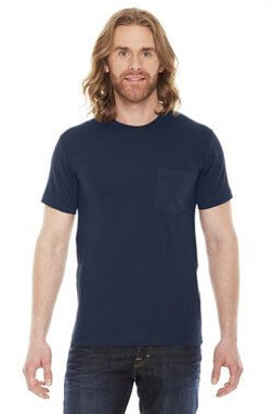 American Apparel 2406W - Unisex Fine Jersey Pocket Short-Sleeve T-Shirt