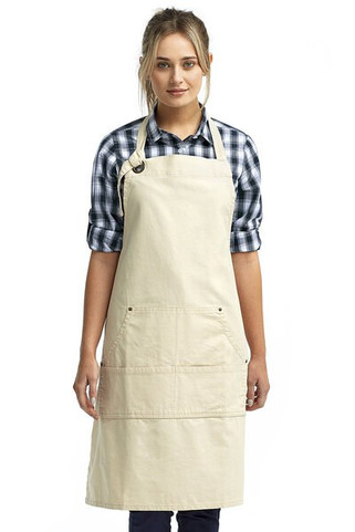 Artisan Collection by Reprime RP137 - "Calibre" Heavy Cotton Canvas Pocket Apron