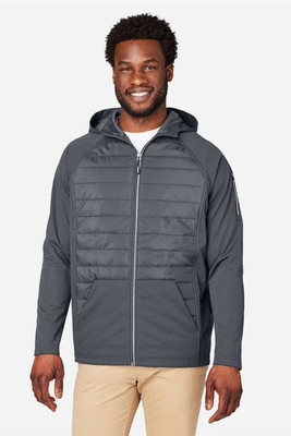 Core 365 CE808 - Unisex Techno Lite Hybrid Hooded Jacket