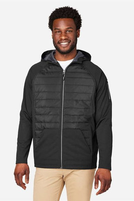 Core 365 CE808 - Unisex Techno Lite Hybrid Hooded Jacket