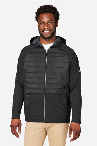 Core 365 CE808 - Unisex Techno Lite Hybrid Hooded Jacket