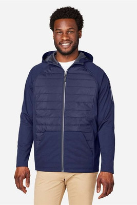 Core 365 CE808 - Unisex Techno Lite Hybrid Hooded Jacket