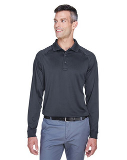 Harriton M211L - Mens Tactical Performance Long-Sleeve Polo Shirt