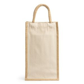 LOIRE Laminated jute and cotton bag - EgotierPro BO7613