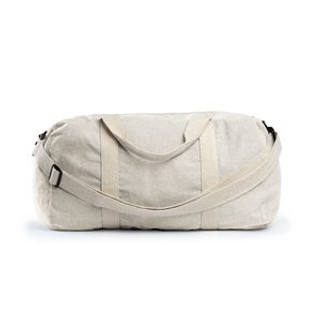 MONDELO Multifunction duffel bag made of 320 gsm recycled cotton in a heather finish design - EgotierPro BO7616