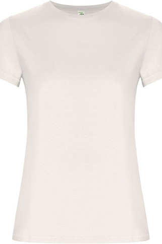 Roly CA6696 - GOLDEN WOMAN Fitted short-sleeve t-shirt in organic cotton