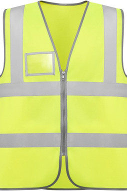 Roly CC9311 - POLUX High-visibility vest with zip