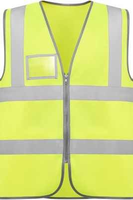 Roly CC9311 - POLUX Vest met hoge zichtbaarheid en rits
