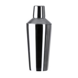 DANIEL Stainless steel shaker with safety anti-drip closure and dosing cap - EgotierPro CK3994