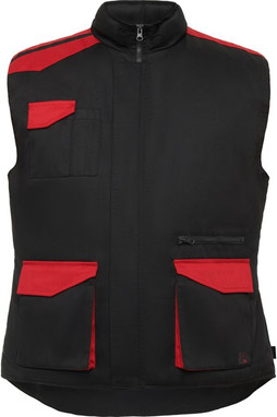 Roly CQ8414 - ARMADA Multipocket work vest in two-colour combination