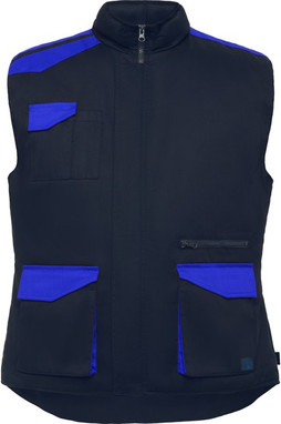 Roly CQ8414 - ARMADA Multipocket work vest in two-colour combination
