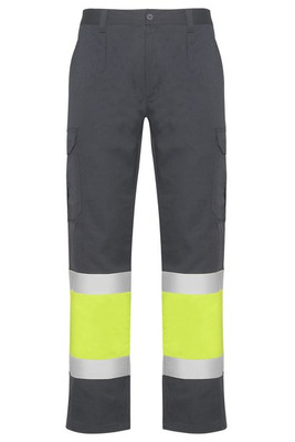 Roly HV9300 - NAOS Multi-pocket high-visibility summer trousers