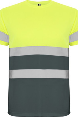 Roly HV9310 - DELTA T-shirt met korte mouwen in technisch weefsel