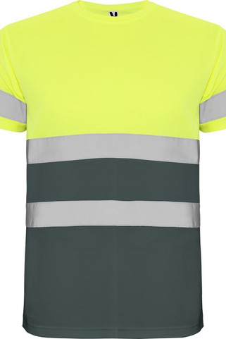 Roly HV9310 - DELTA T-shirt technique manches courtes haute visibilité